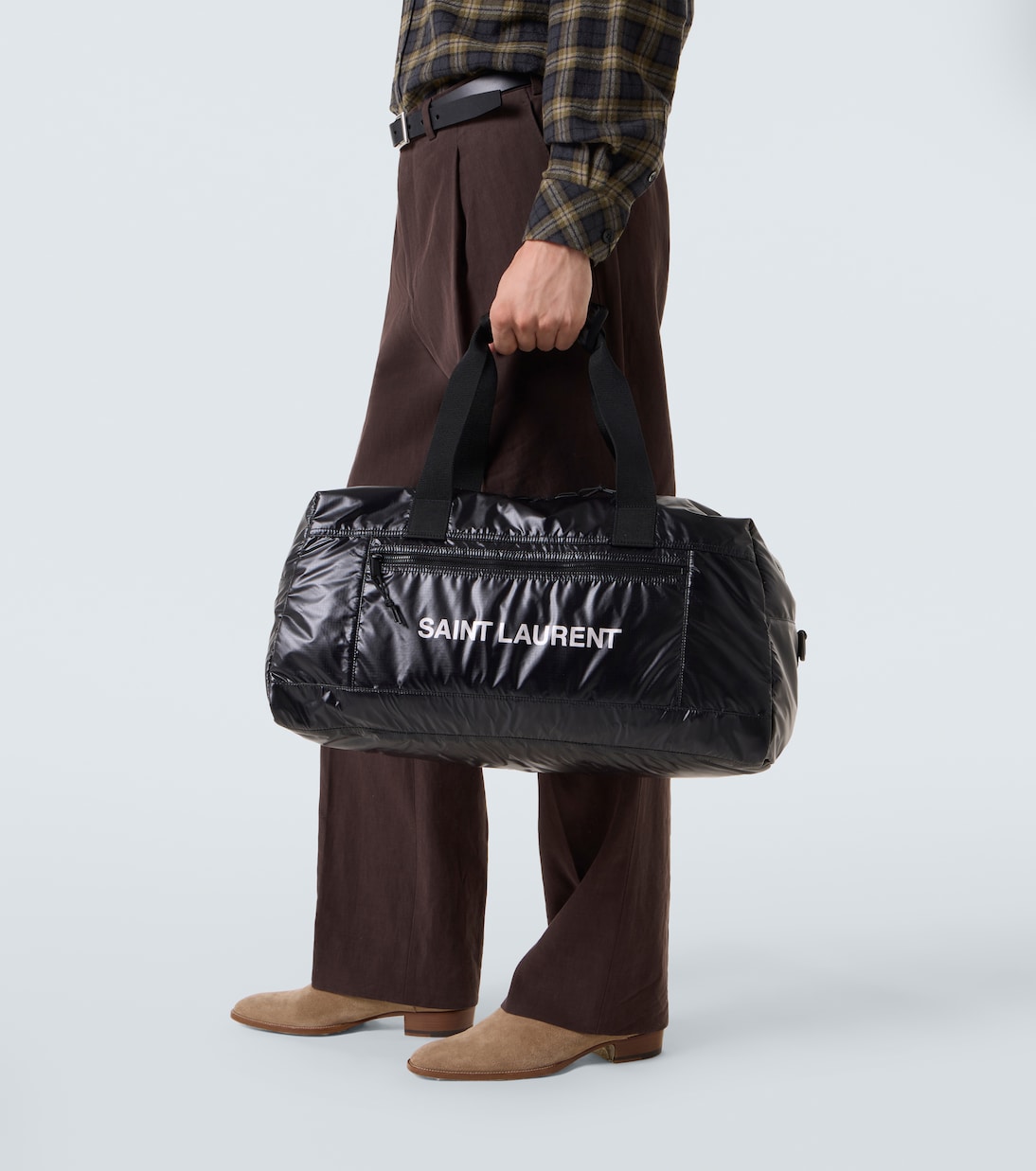 Sac de voyage à logo | Saint Laurent
