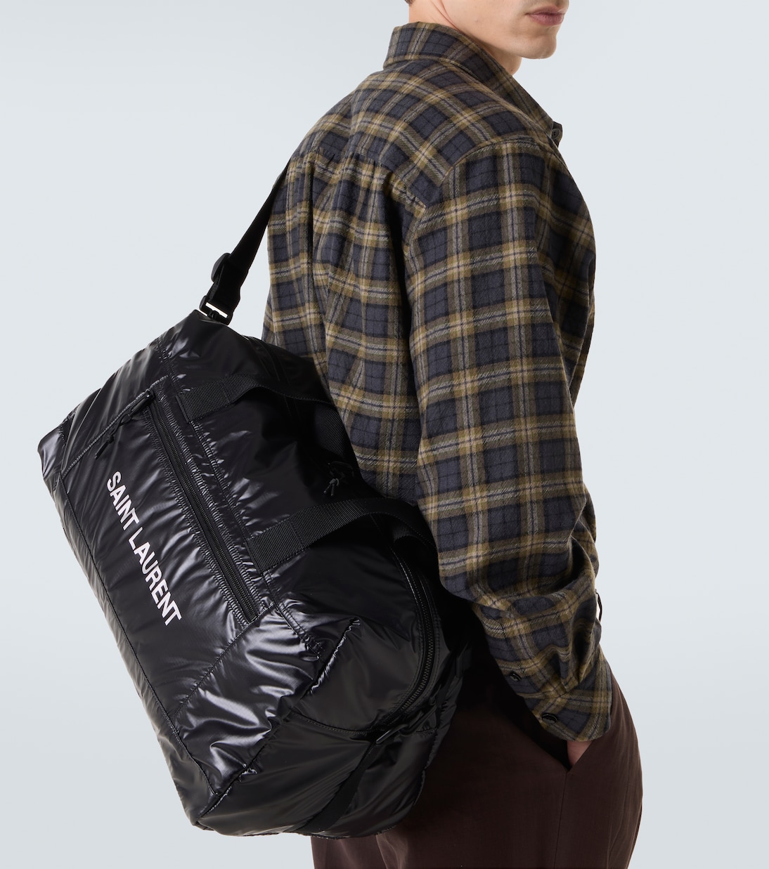 Sac de voyage à logo | Saint Laurent