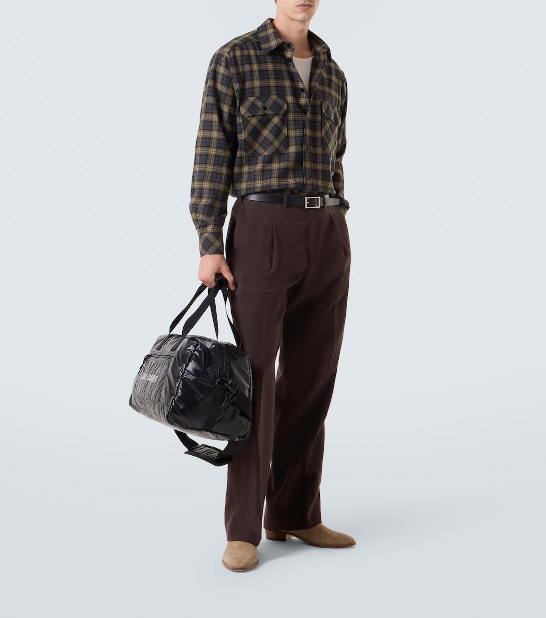 Sac de voyage à logo | Saint Laurent
