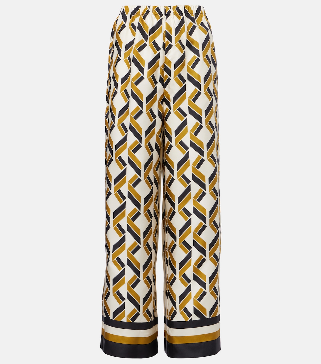 Weite Hose Tube aus Seiden-Twill | Eres