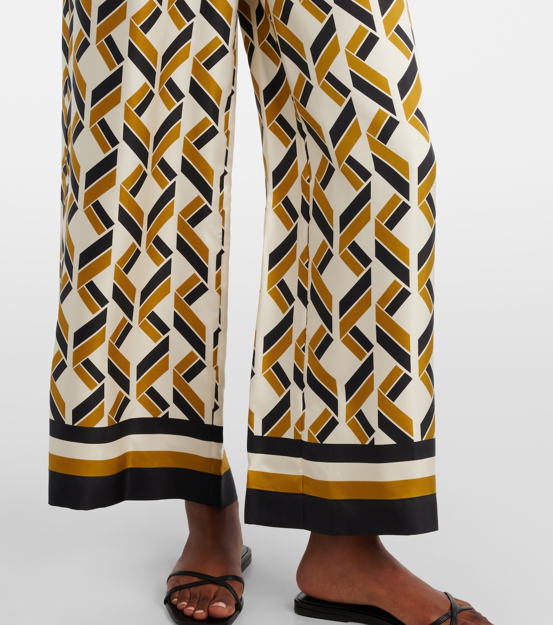 Weite Hose Tube aus Seiden-Twill | Eres