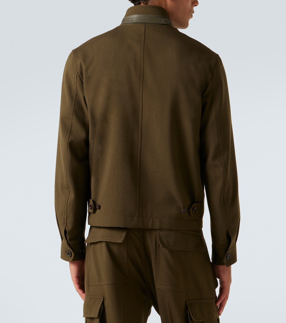 Wool, cashmere, and silk blouson jacket | Tom Ford