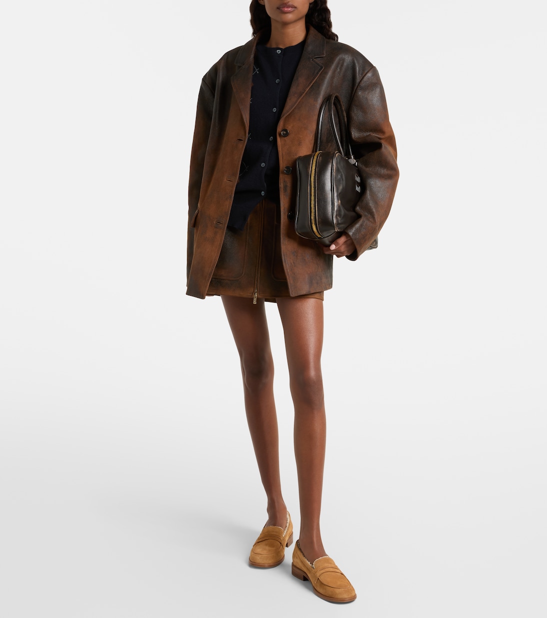 Dylan suede penny loafers | Paris Texas