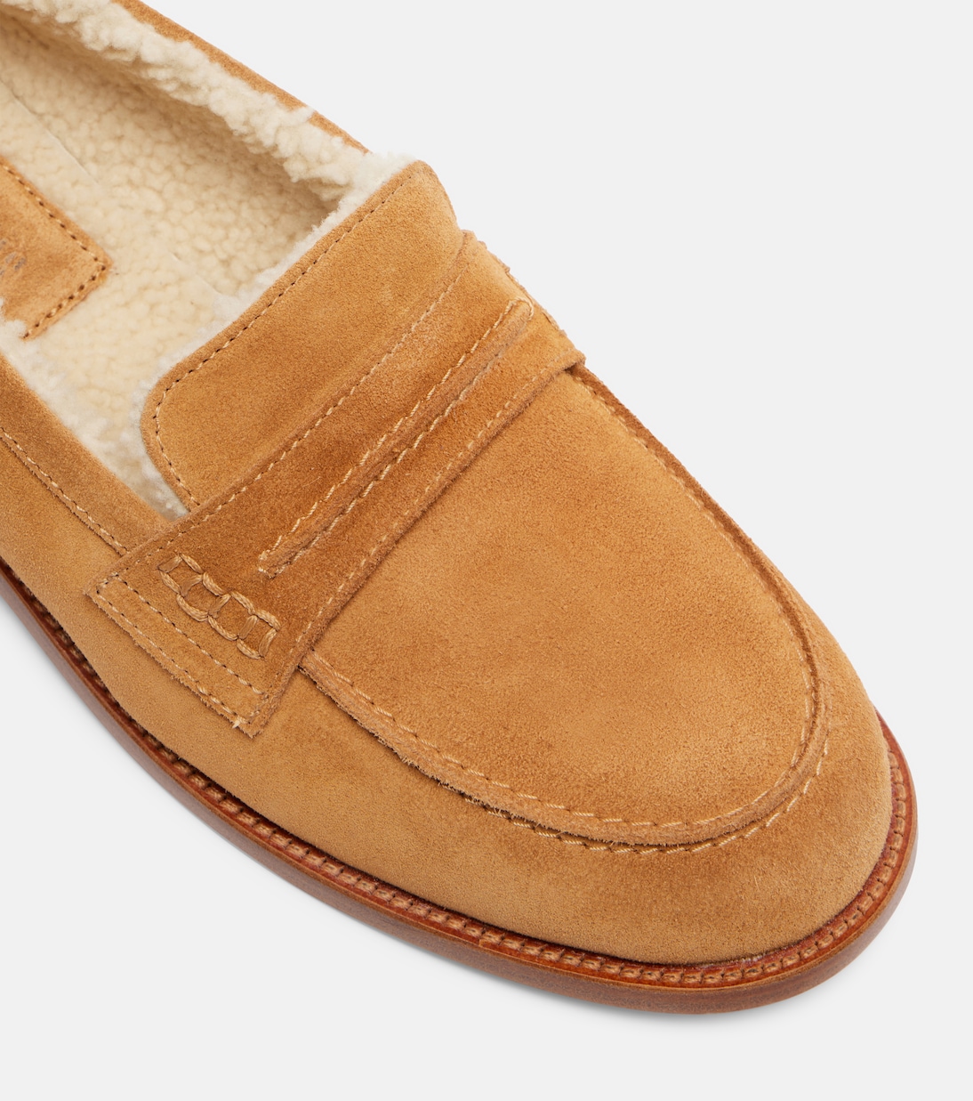 Dylan suede penny loafers | Paris Texas
