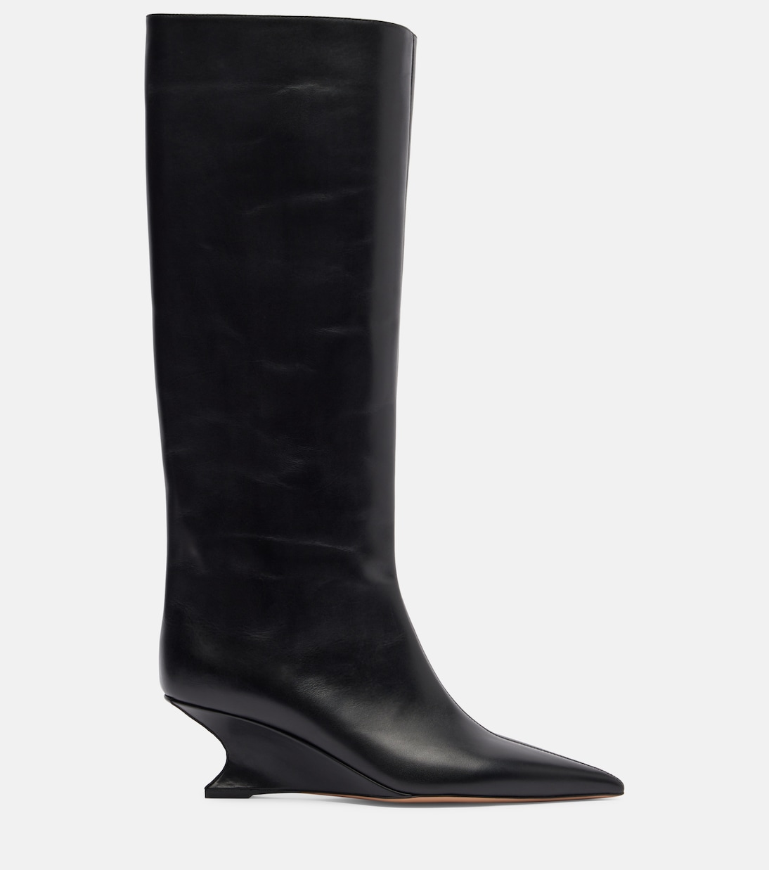 Nina 50 leather knee-high boots | Paris Texas