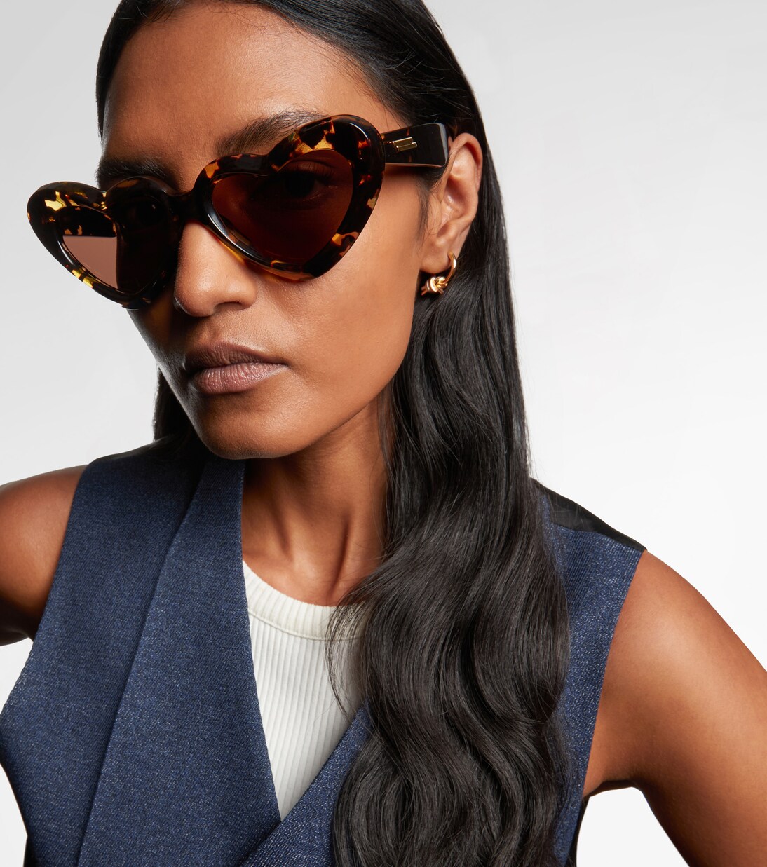 New Entry heart-shaped sunglasses | Bottega Veneta