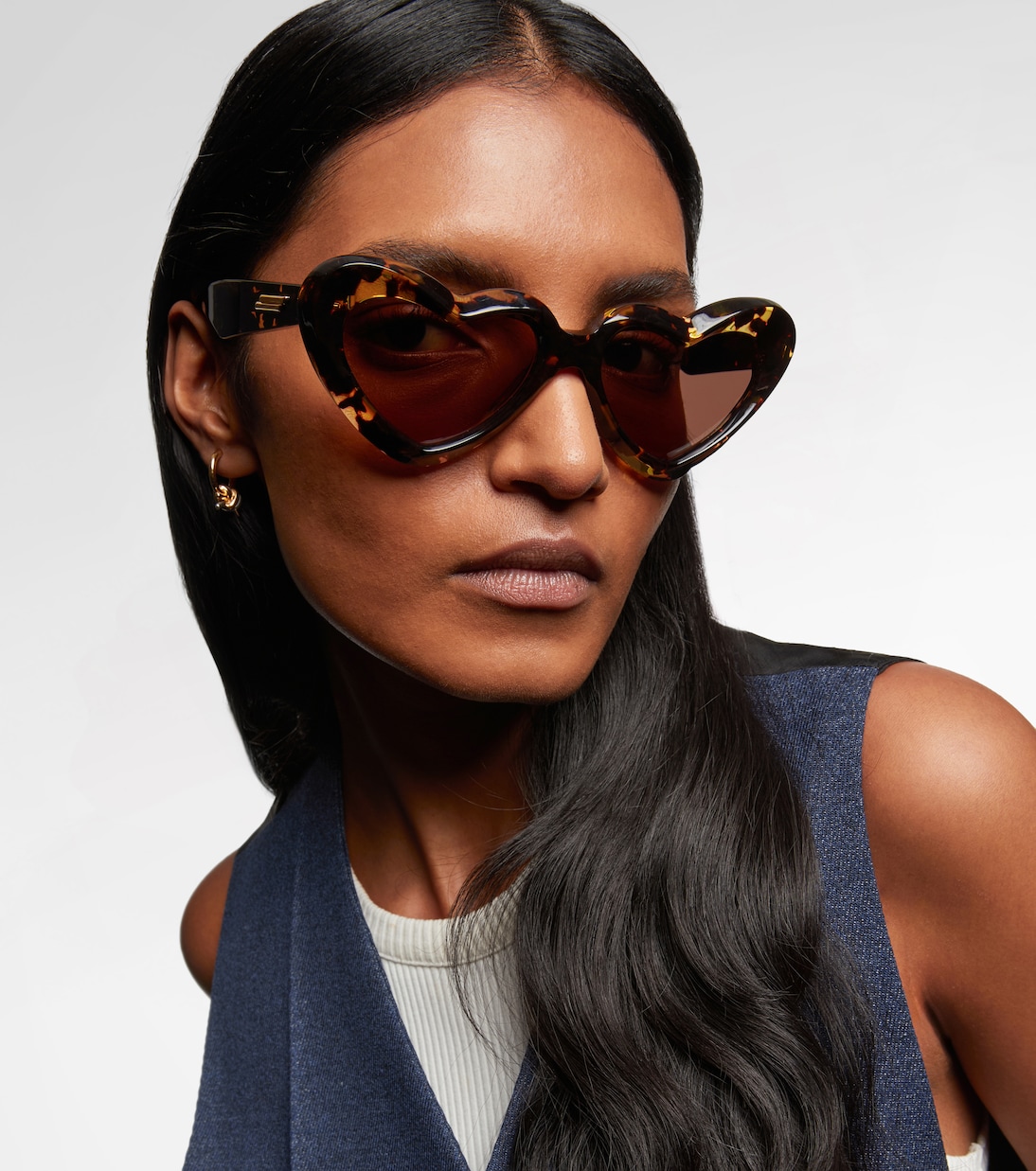New Entry heart-shaped sunglasses | Bottega Veneta