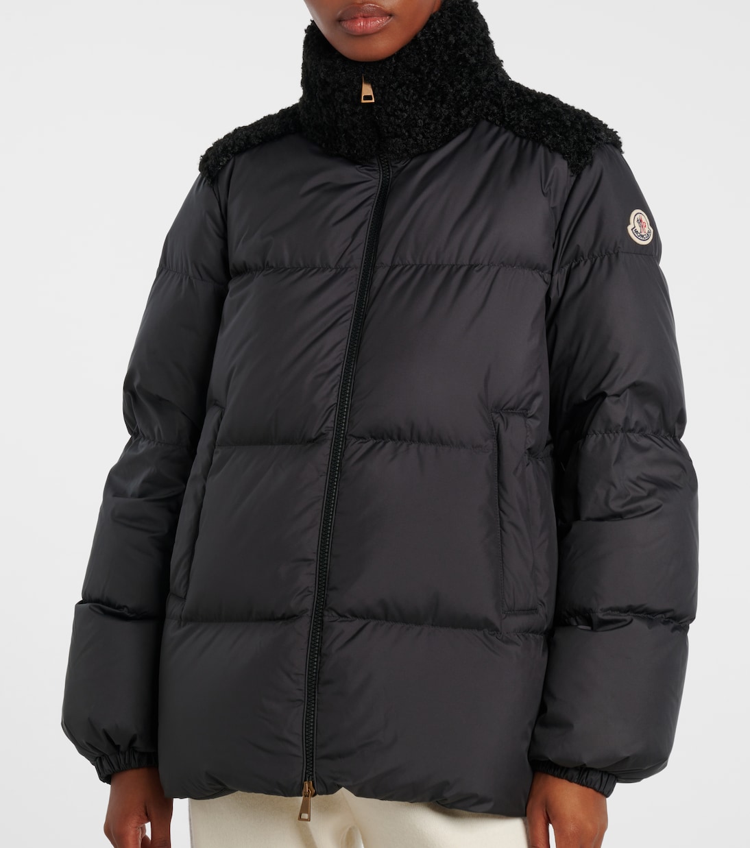Daunenjacke Esnaie mit Teddyfleece | Moncler