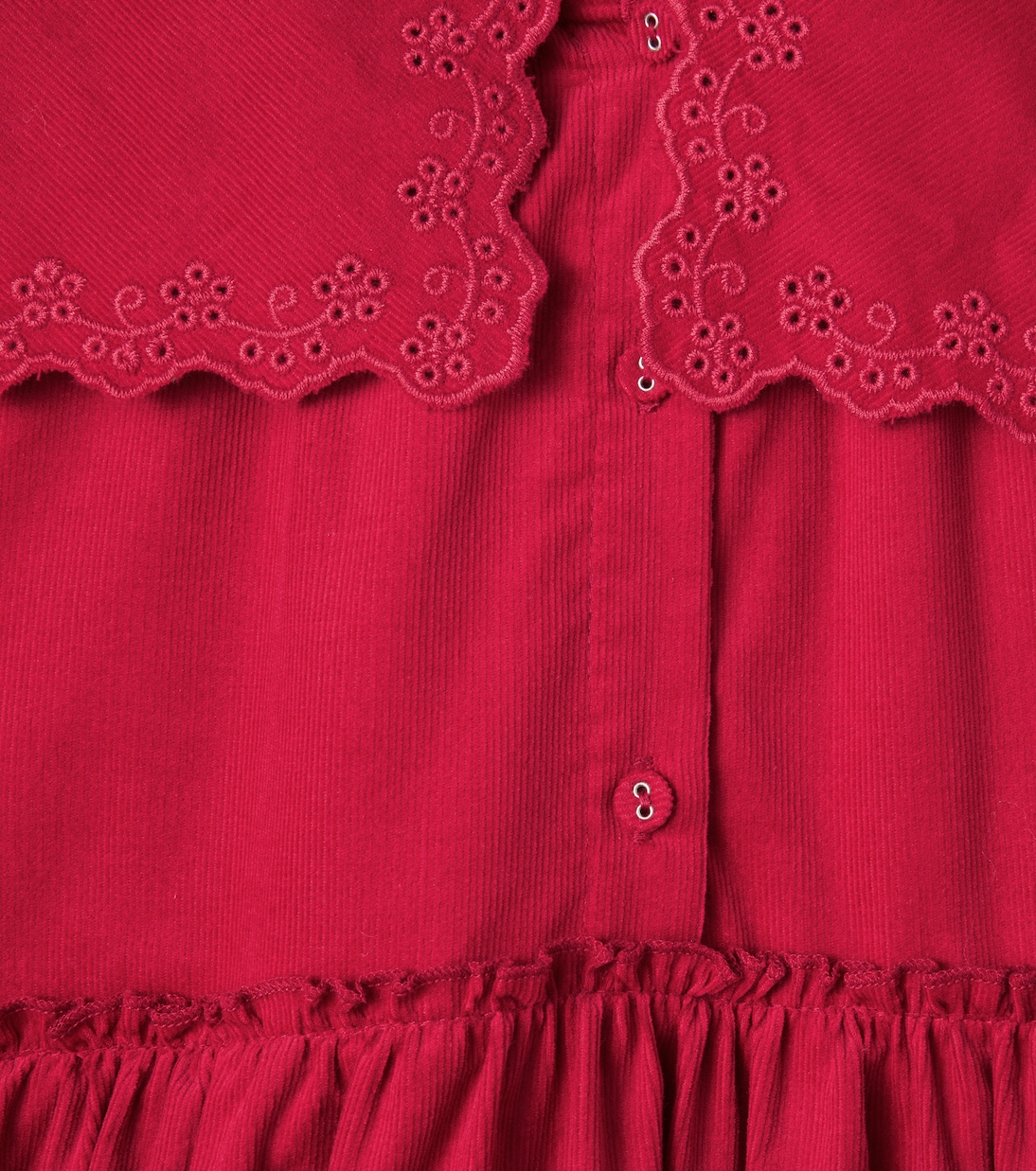 Manola belted embroidered cotton dress | C'era Una Volta