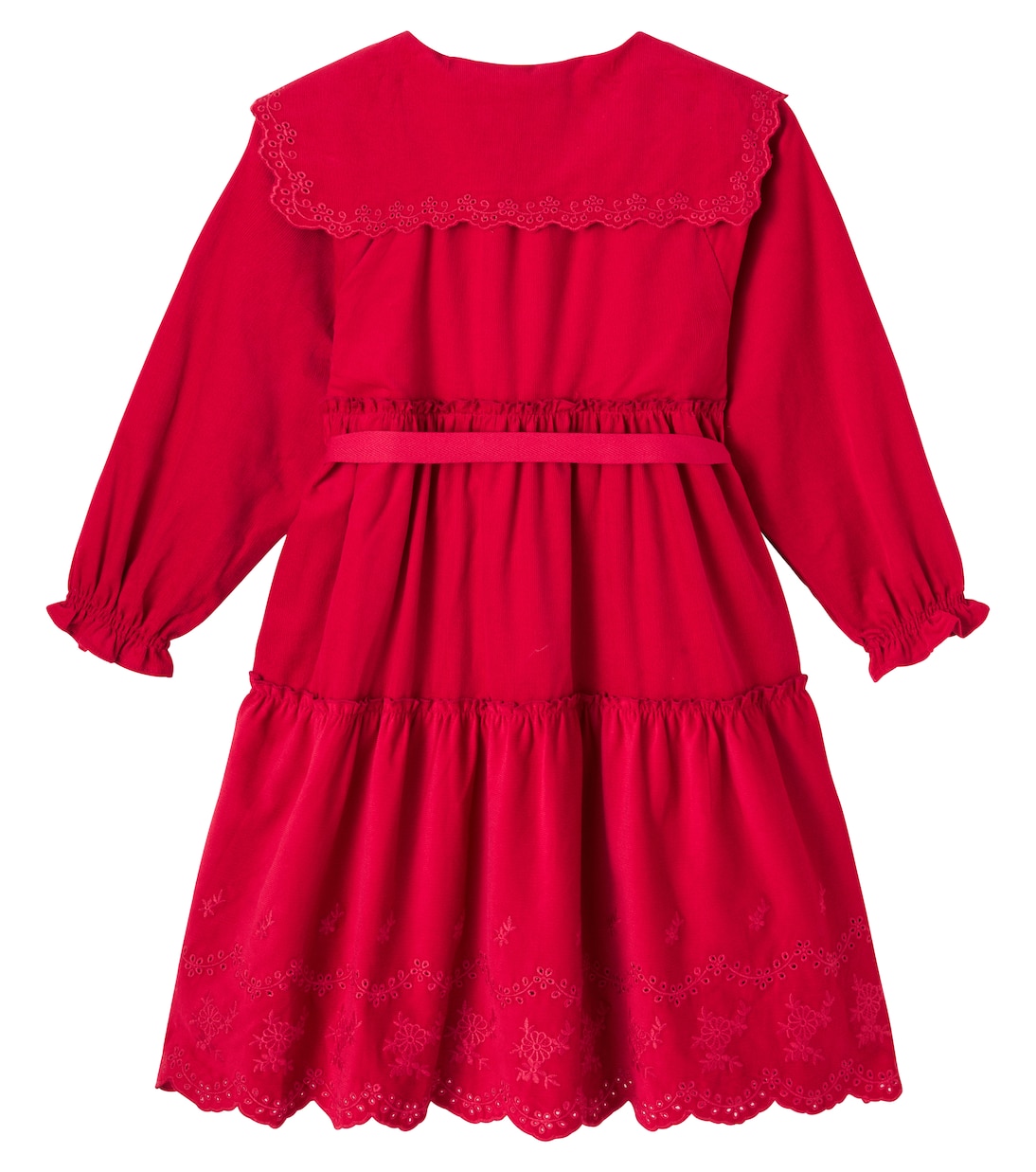 Kleid Manola aus Baumwolle mit Gürtel | C'era Una Volta