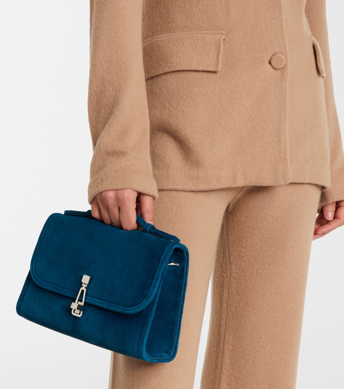 Leonora small suede crossbody bag | Gabriela Hearst