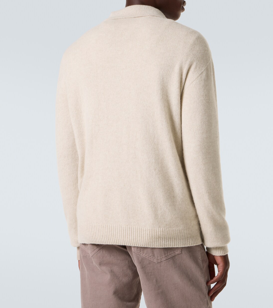 Leach cashmere polo sweater | The Row
