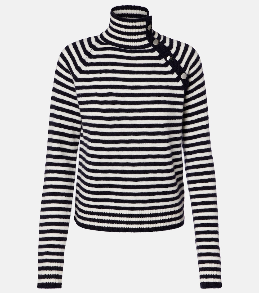 Paniere striped cashmere turtleneck top | Max Mara