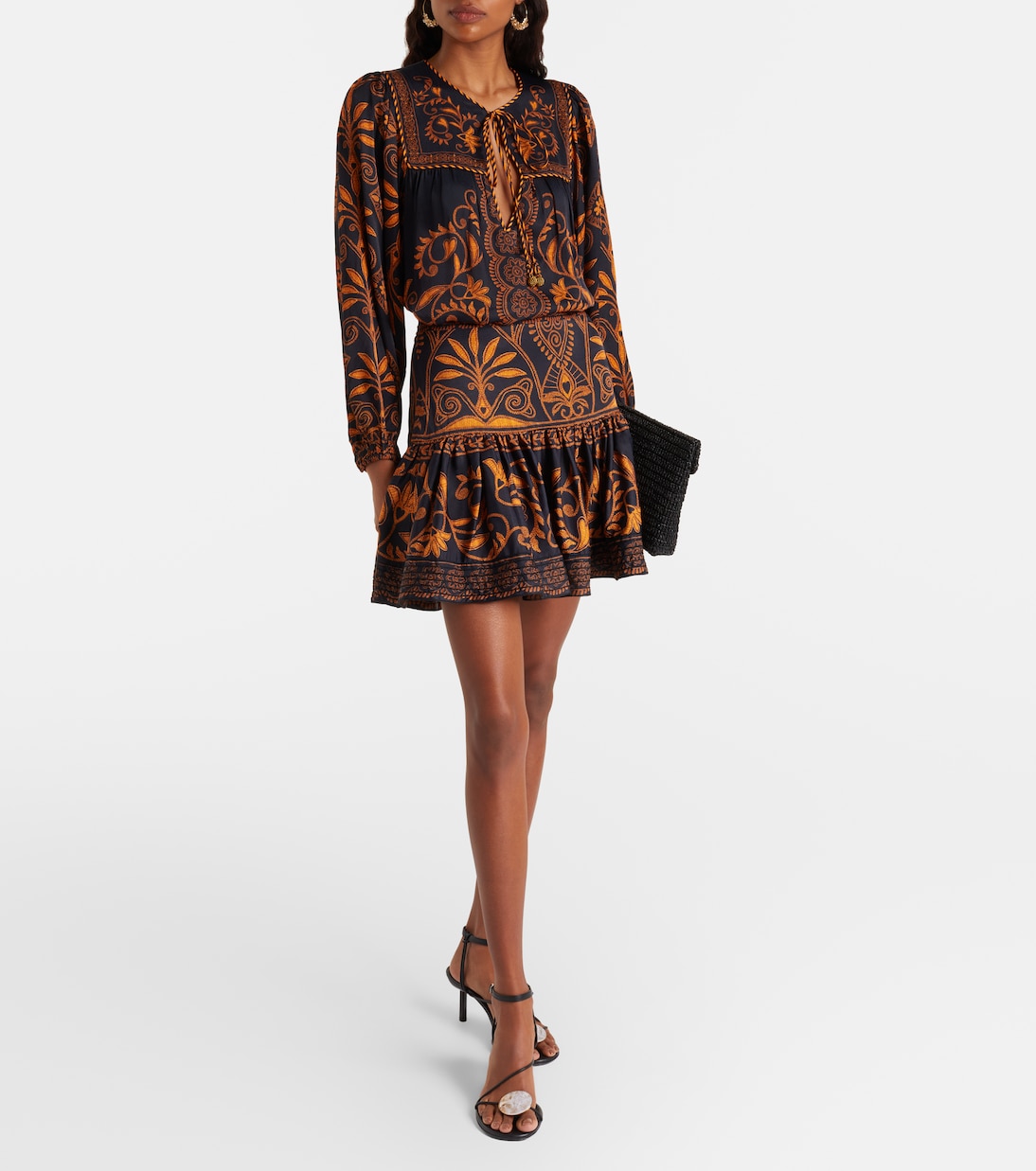 Cornely Ainika embroidered miniskirt | Farm Rio