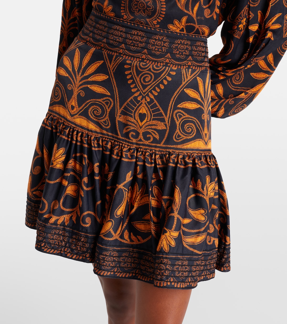 Cornely Ainika embroidered miniskirt | Farm Rio