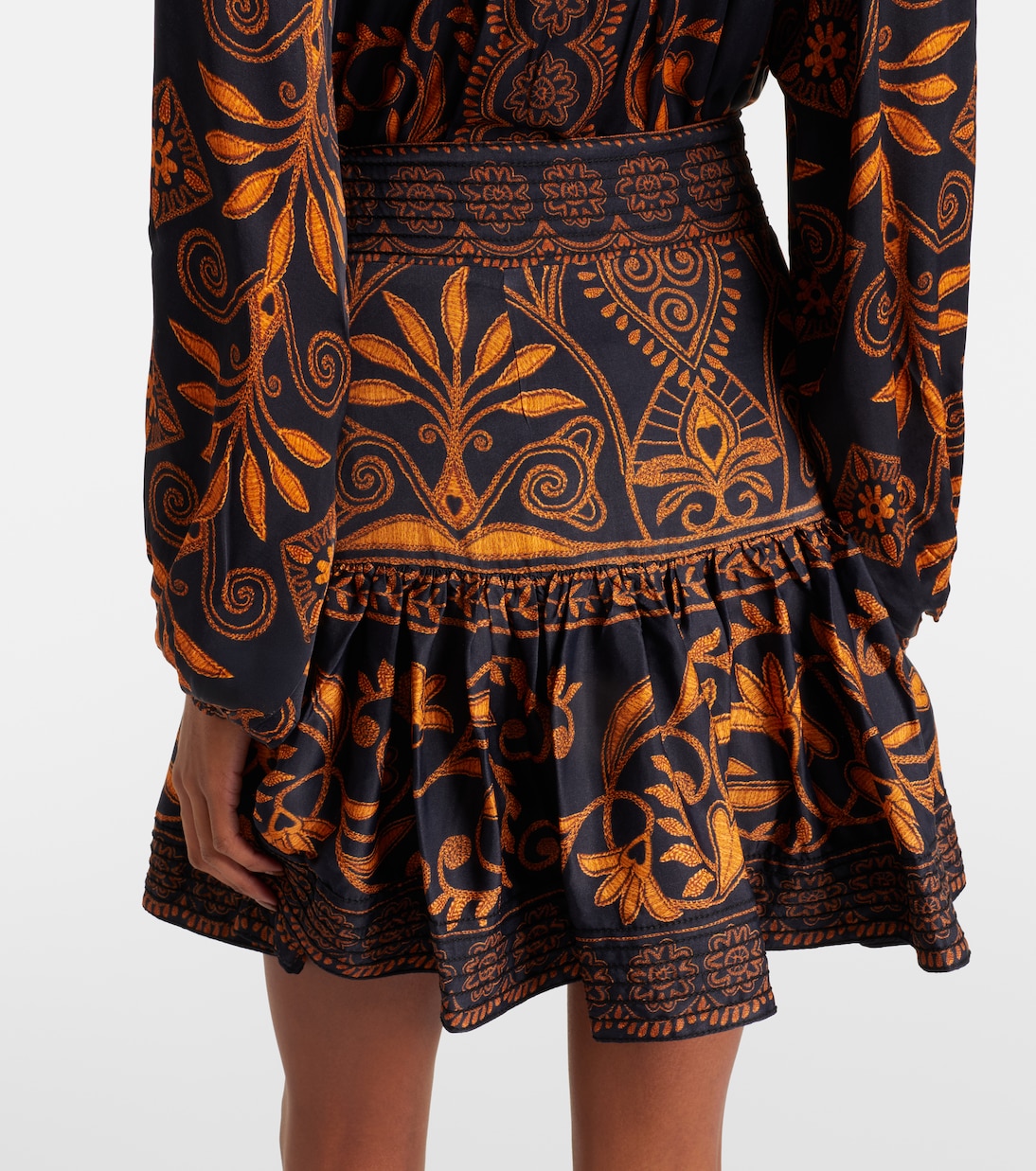 Cornely Ainika embroidered miniskirt | Farm Rio