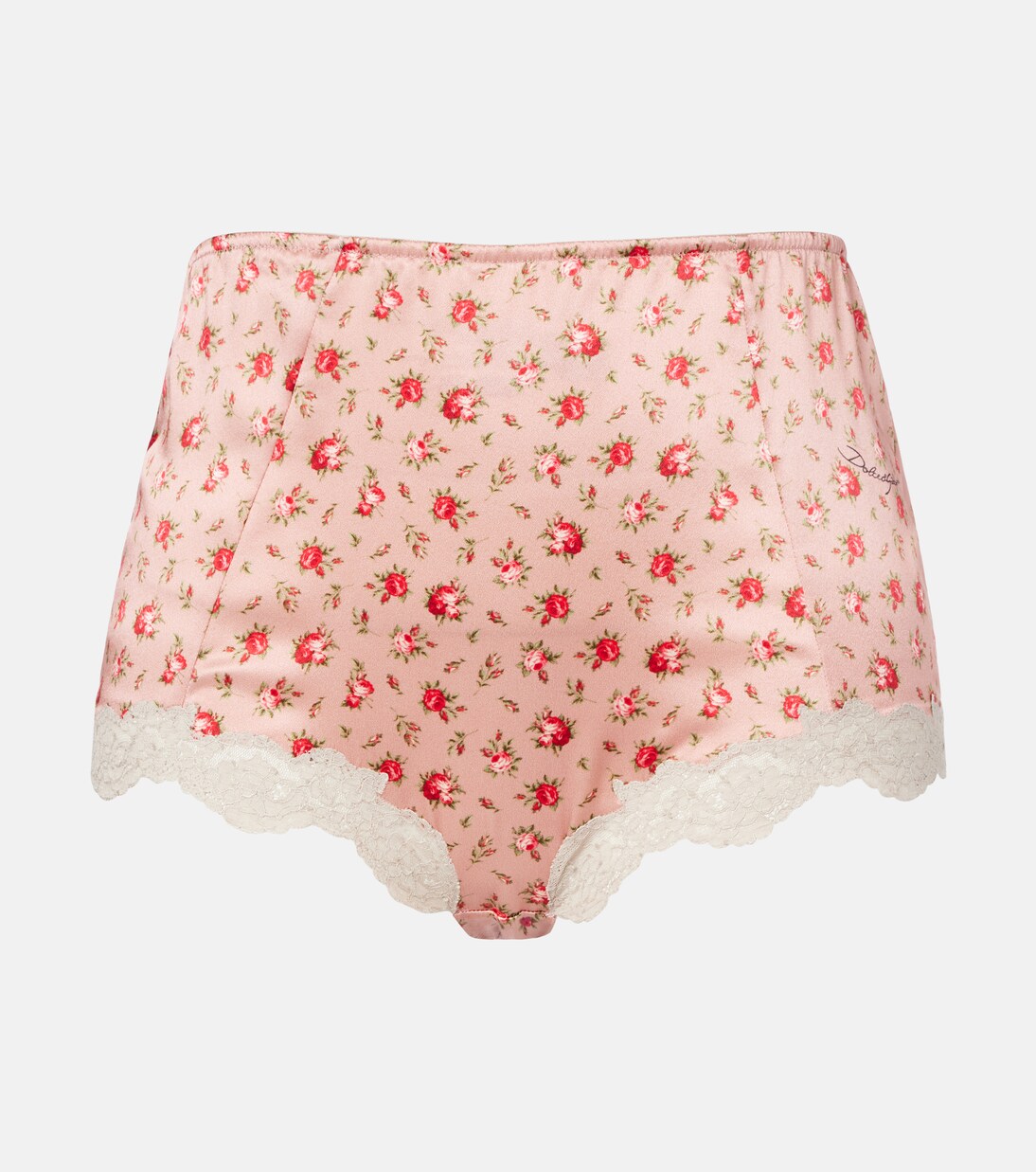 Floral silk and cotton-blend briefs | Dolce&Gabbana