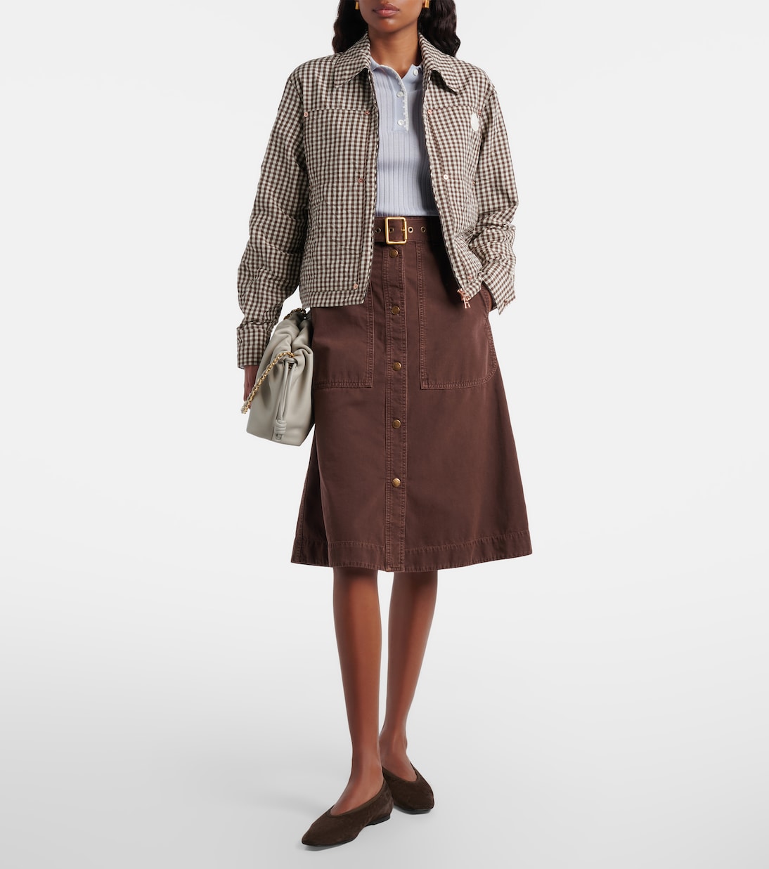 Ribbed-knit virgin wool polo sweater | Moncler