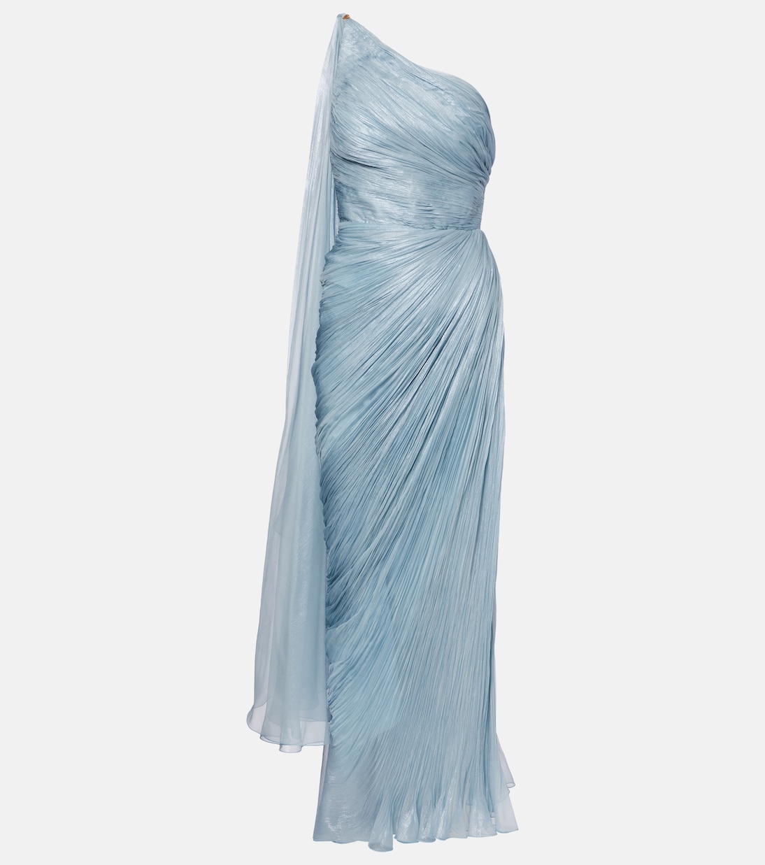 Florencia one-shoulder silk gown | Maria Lucia Hohan