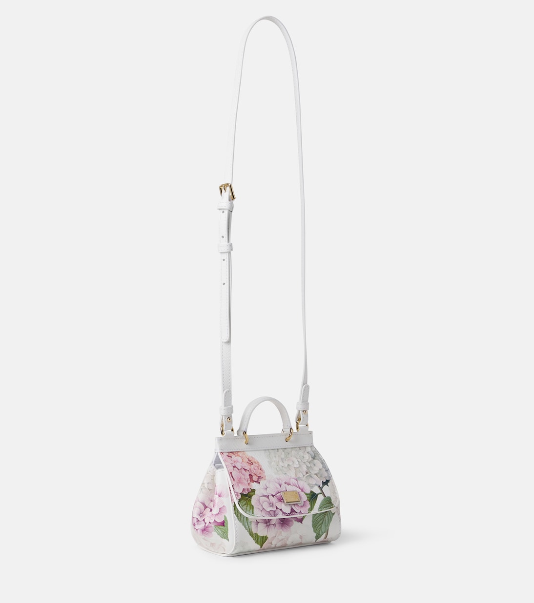 Sicily floral leather shoulder bag | Dolce&Gabbana Kids