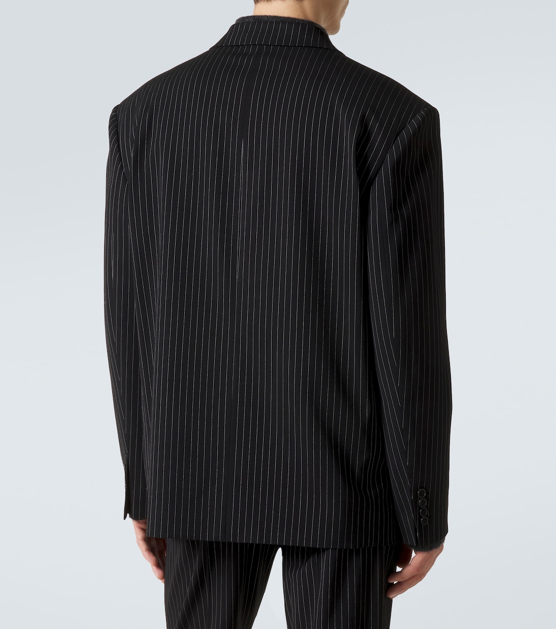 Striped double-breasted blazer | Acne Studios