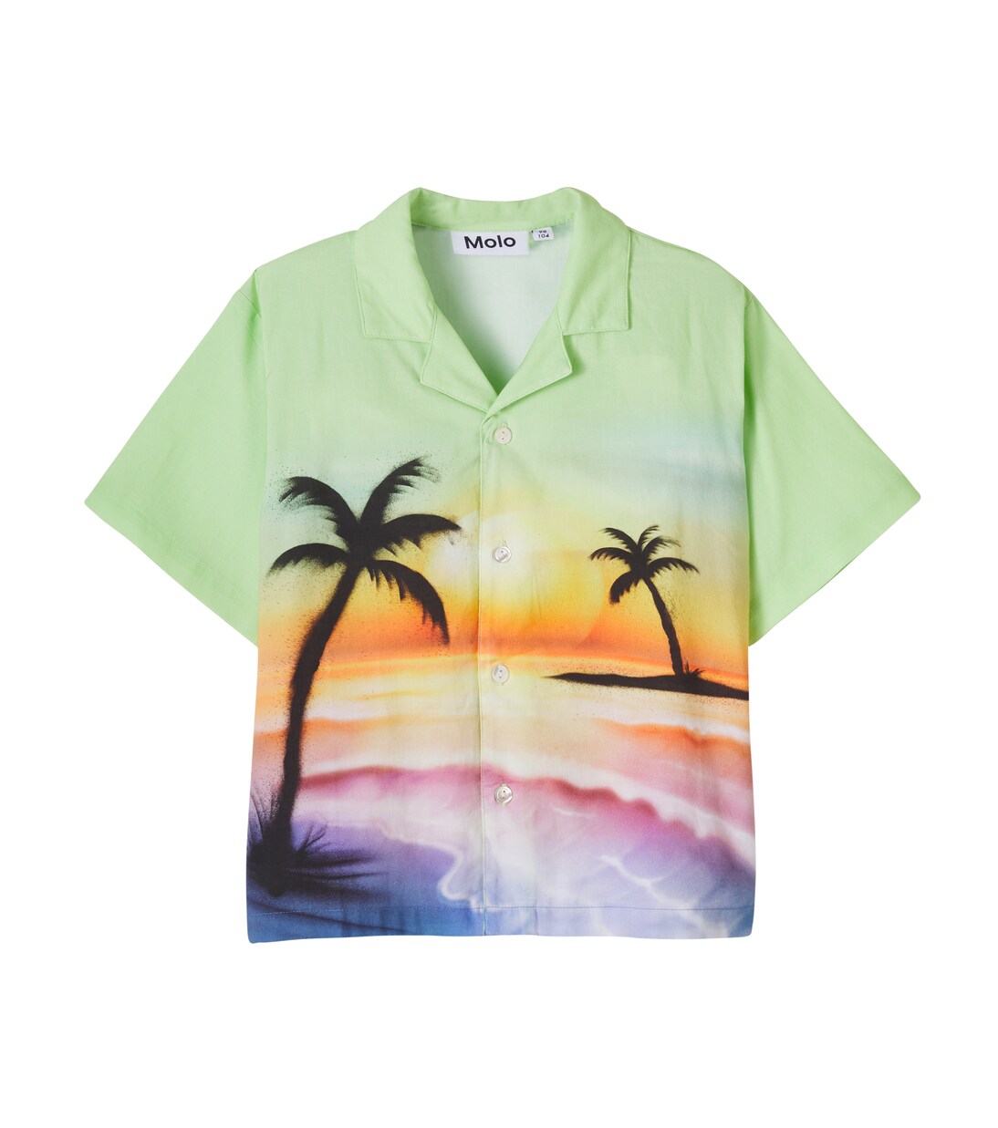Rui printed cotton shirt  | Molo