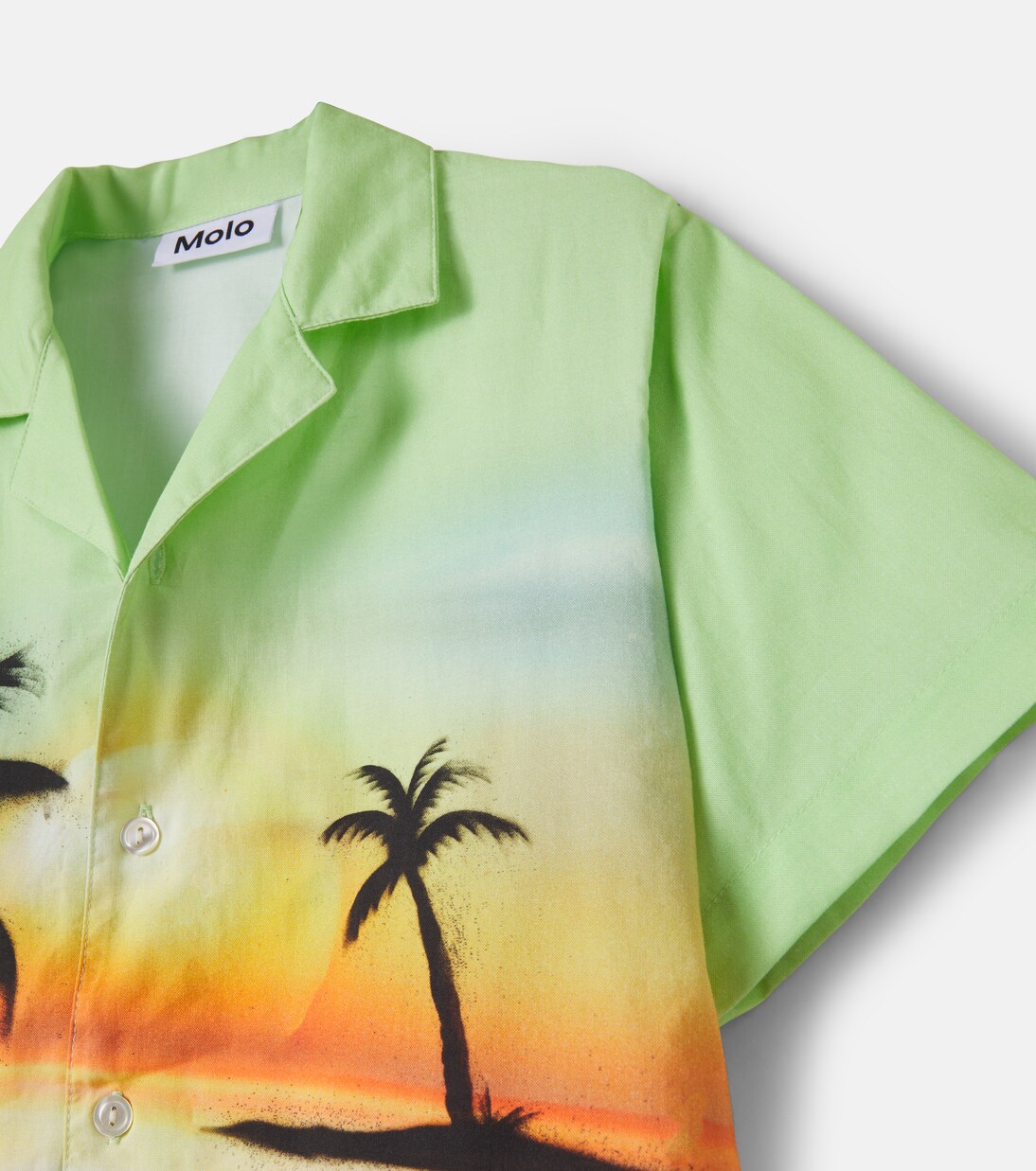 Rui printed cotton shirt  | Molo