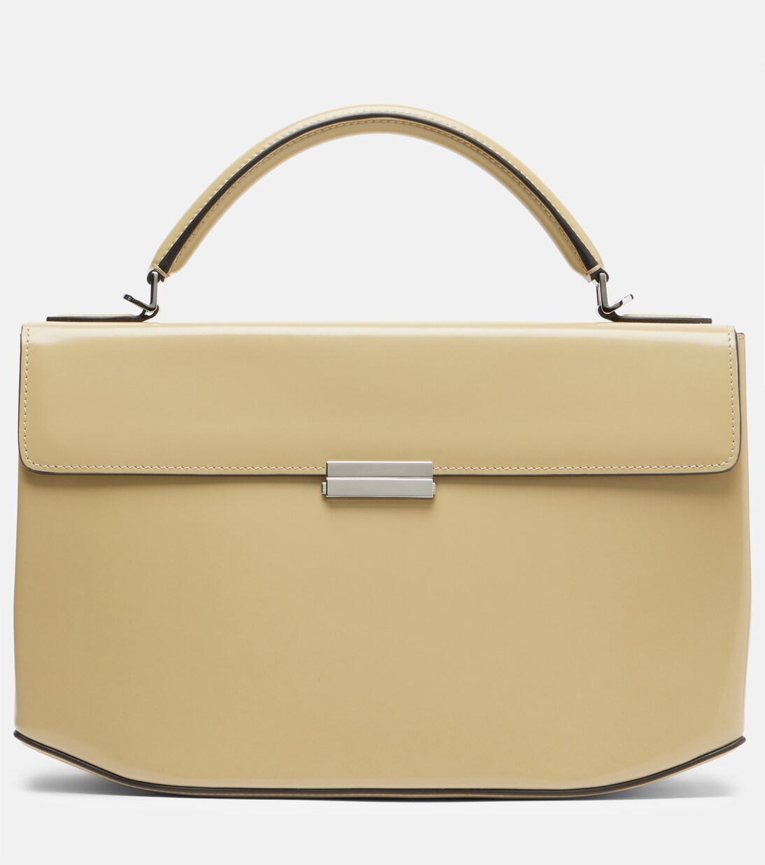 Box Small leather top-handle bag | Toteme