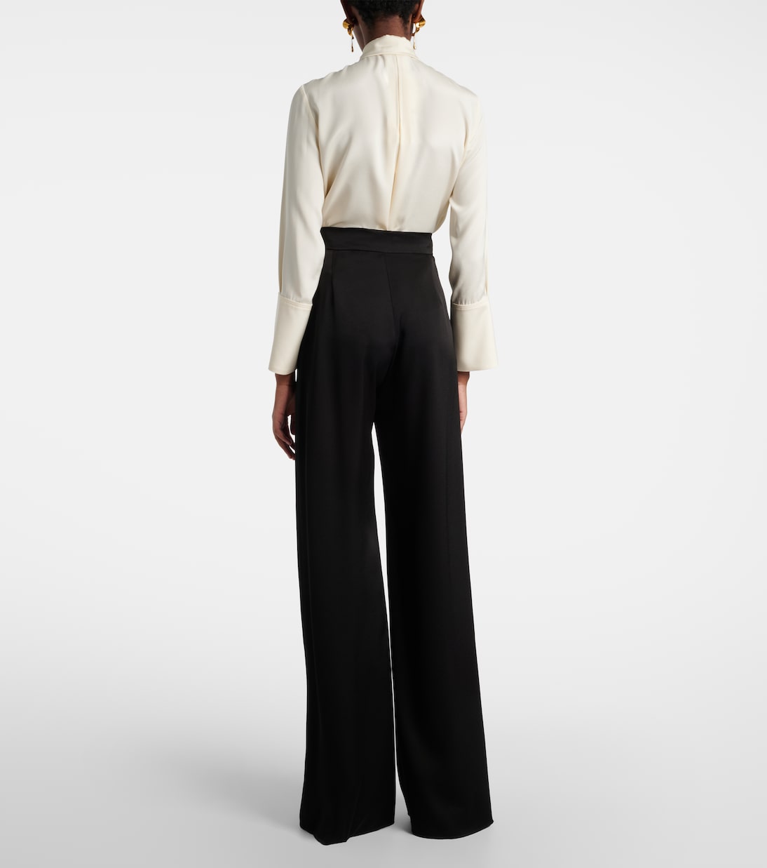 Pantalon ample Divo en satin | Max Mara
