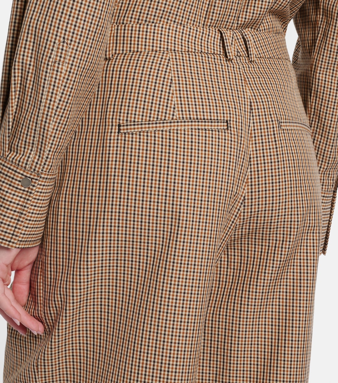 Camille cotton-blend wide-leg pants | Vince