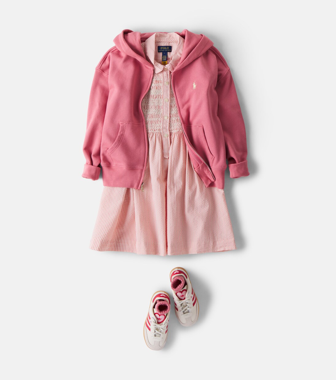 Cotton-blend jersey zip-up hoodie | Polo Ralph Lauren Kids