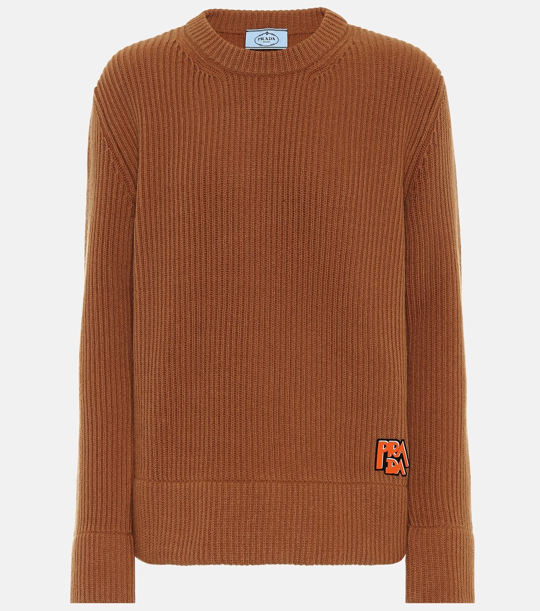 Maglione Prada in Cashmere e Lana a Coste per Giovani Stilisti