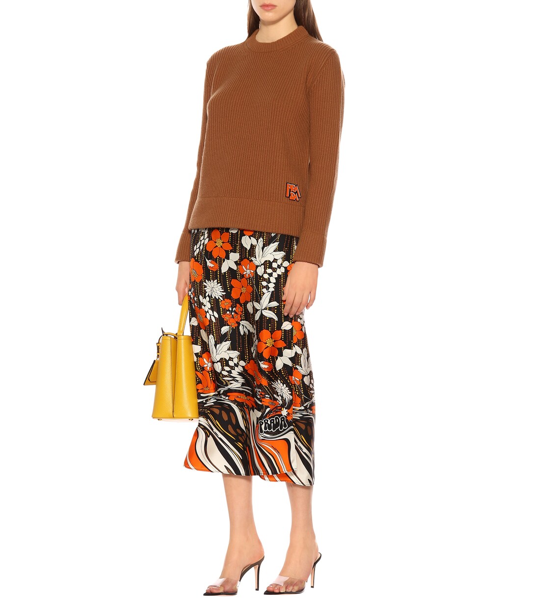 Maglione Prada in Cashmere e Lana a Coste per Giovani Stilisti