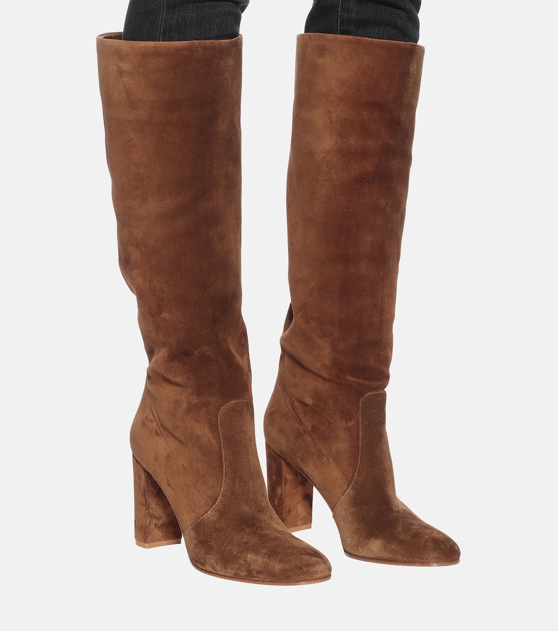 Slouch calf length boots hotsell