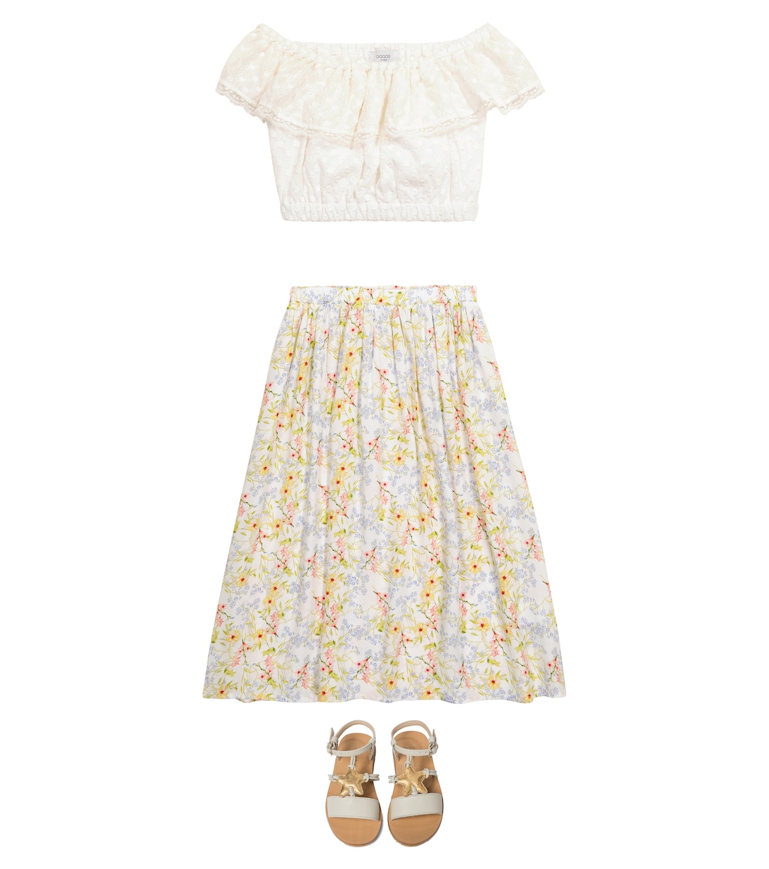 Viola floral satin skirt | Paade Mode