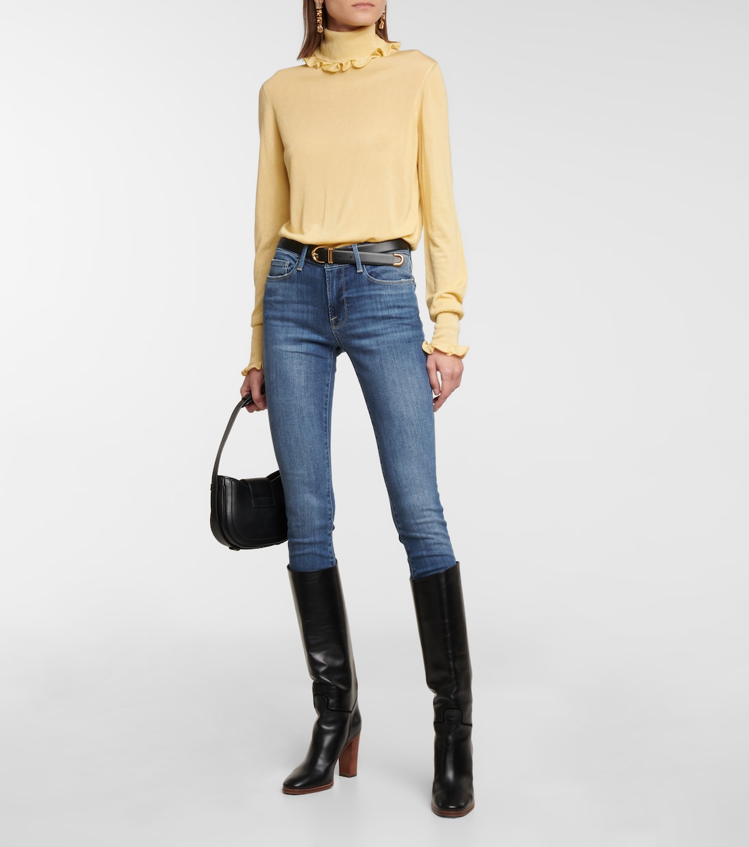 Le Skinny de Jeanne mid-rise jeans | Frame