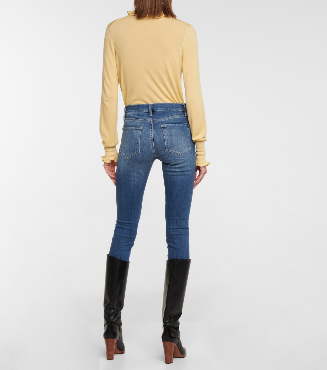 Le Skinny de Jeanne mid-rise jeans | Frame