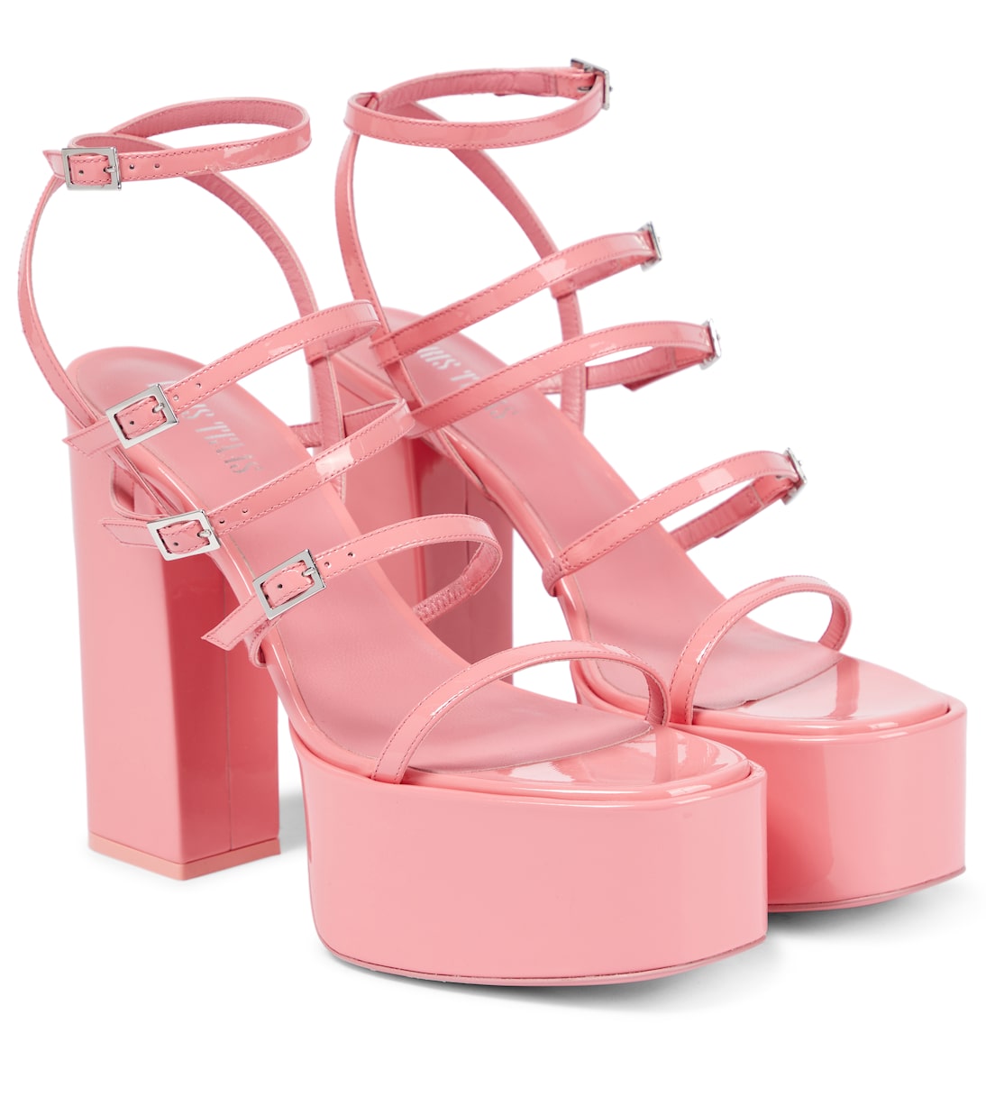 Jessica 130 leather platform sandals | Paris Texas