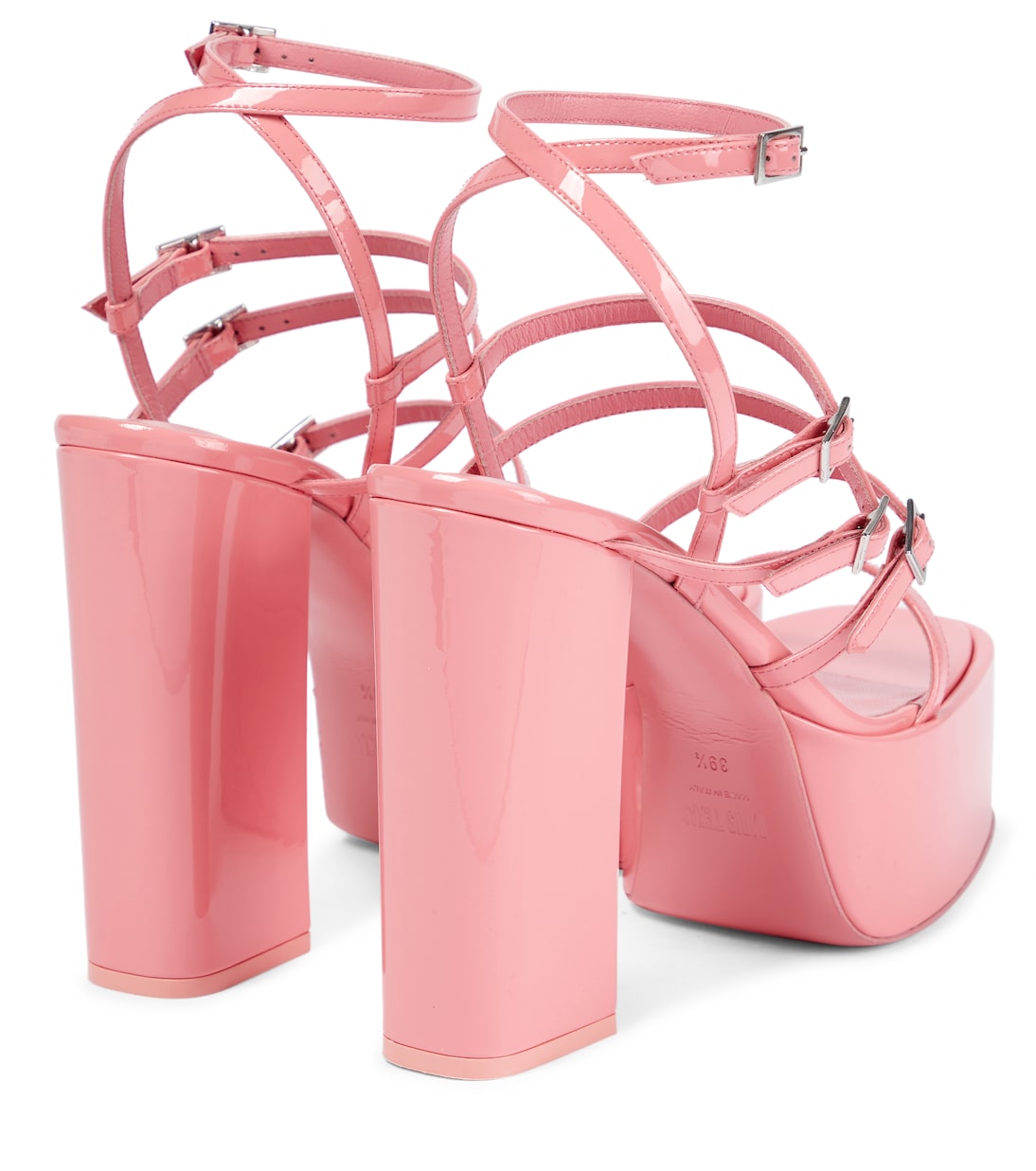 Jessica 130 leather platform sandals | Paris Texas