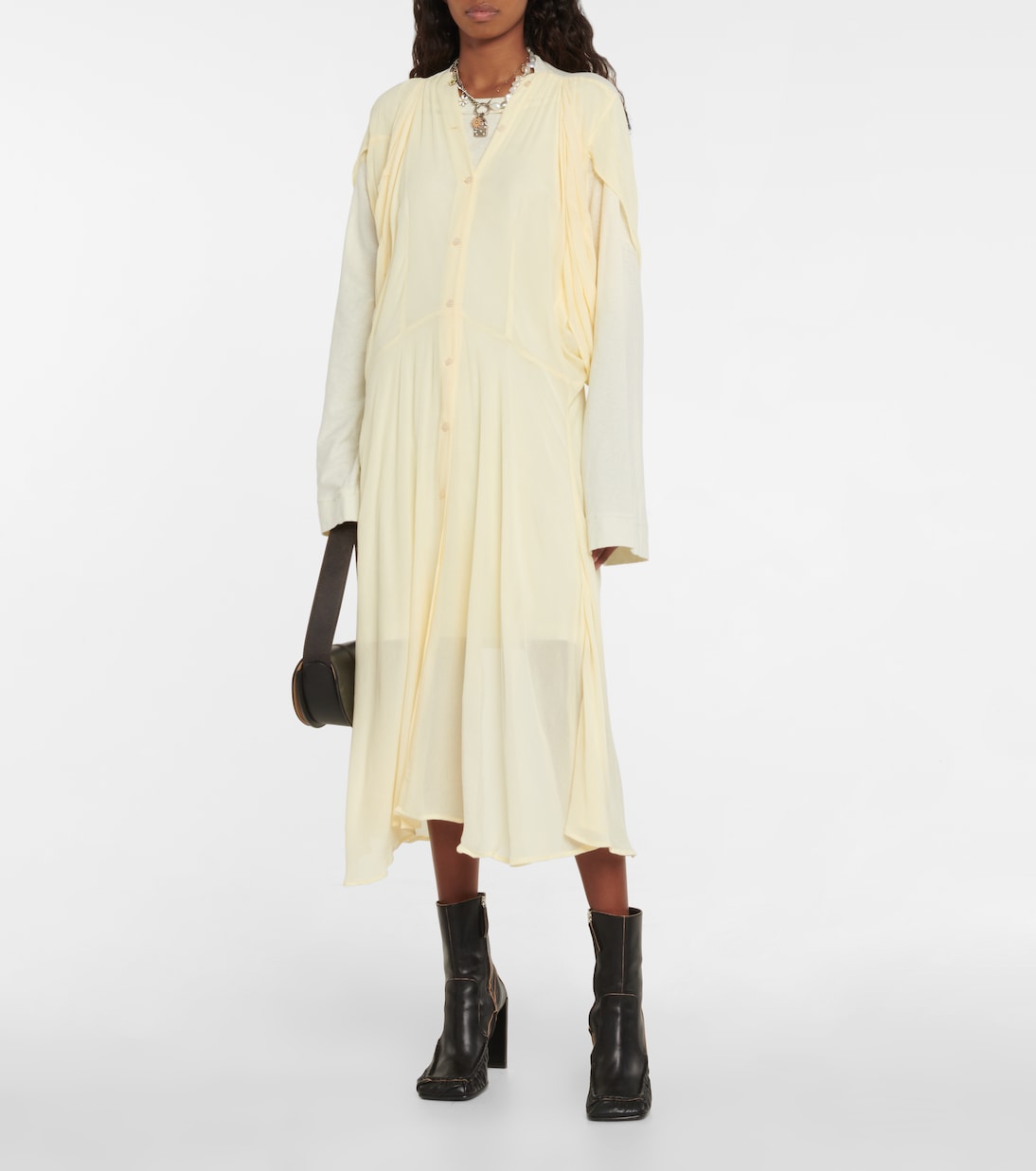Layered midi dress | Acne Studios