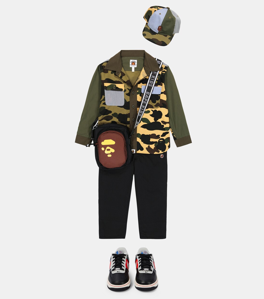 Camisa con estampado Bape Camo® | BAPE Kids
