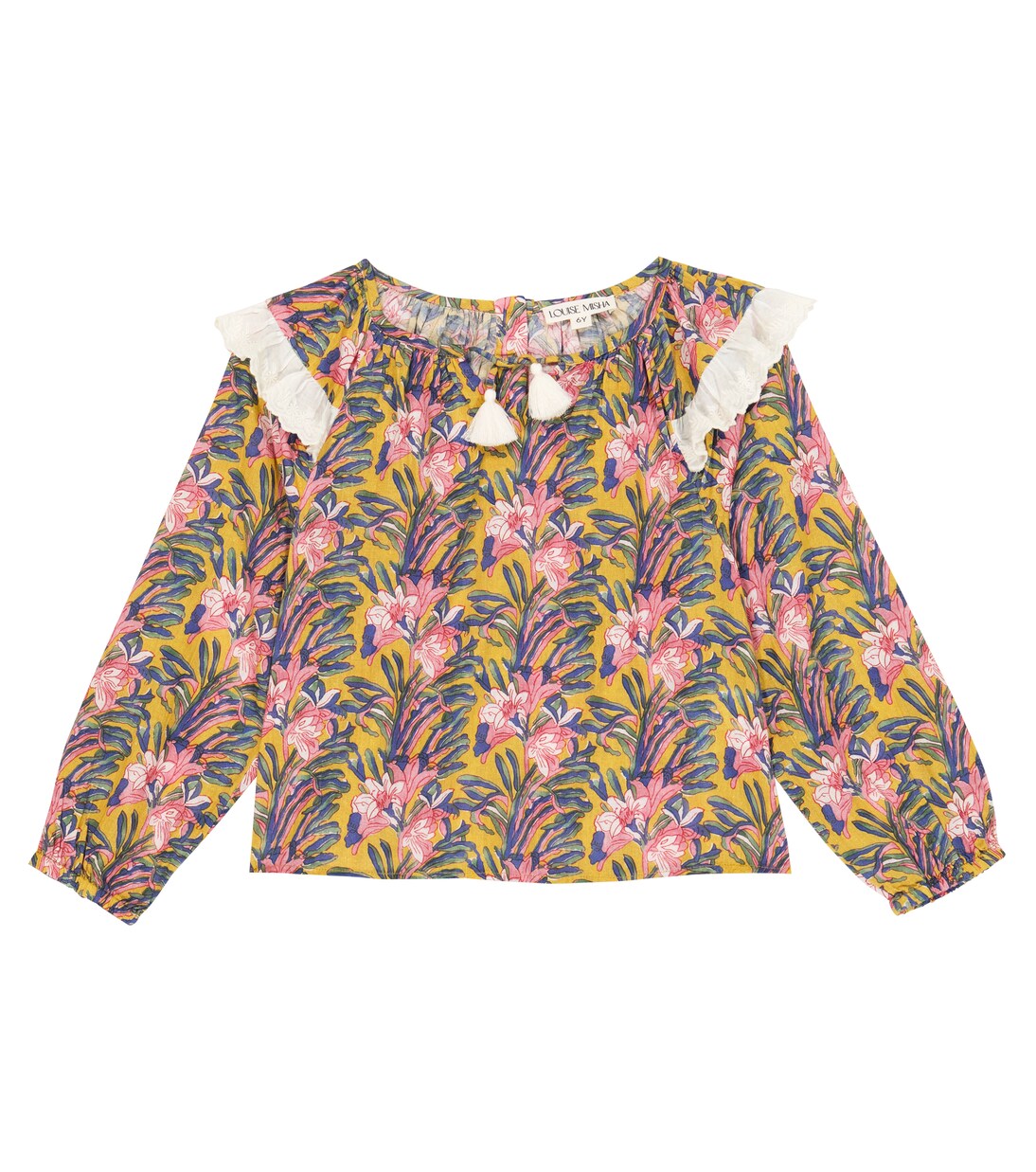 Bedruckte Bluse Iris aus Baumwolle | Louise Misha