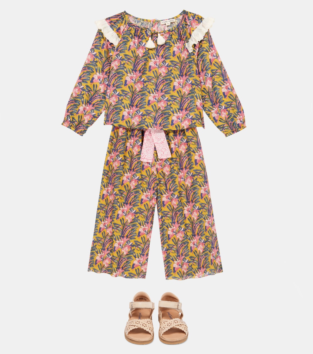 Bedruckte Bluse Iris aus Baumwolle | Louise Misha