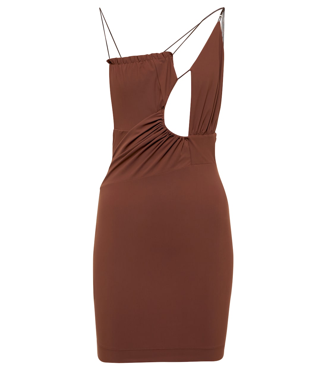 Cutout ruched minidress | Nensi Dojaka