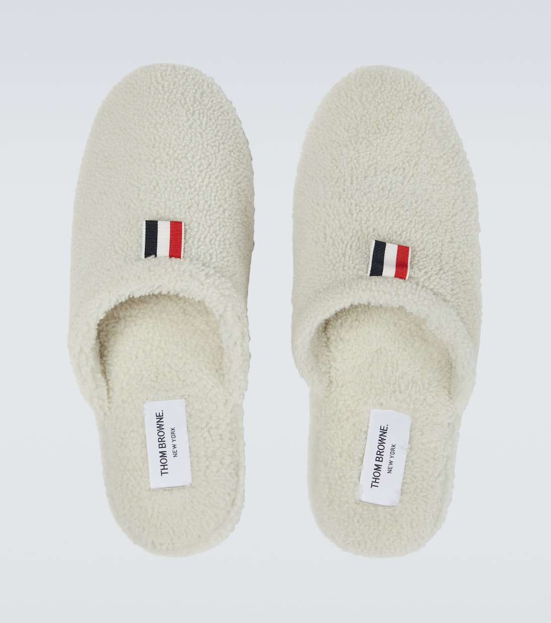 Shearling slippers | Thom Browne