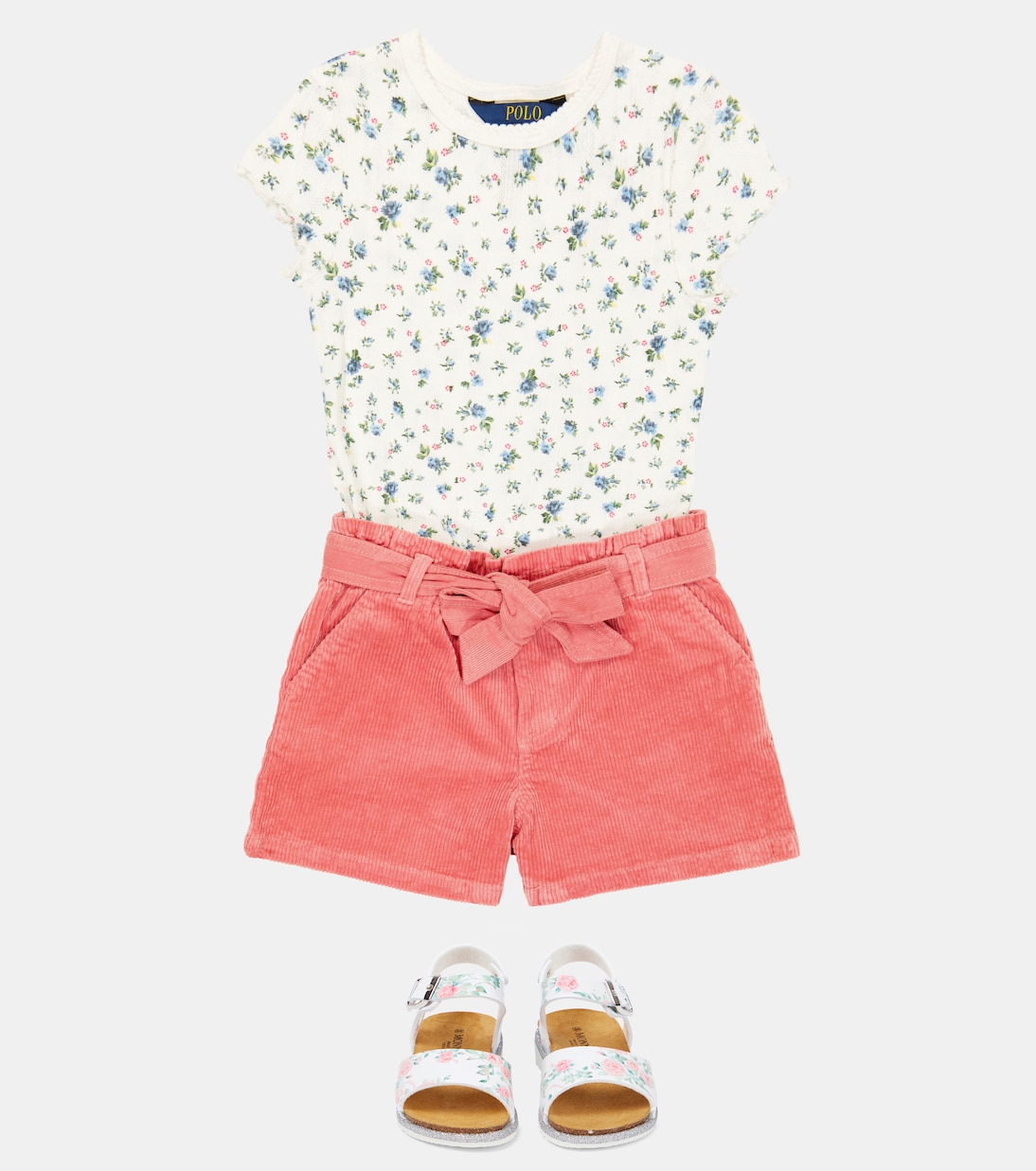 Short en velours côtelé de coton | Polo Ralph Lauren Kids