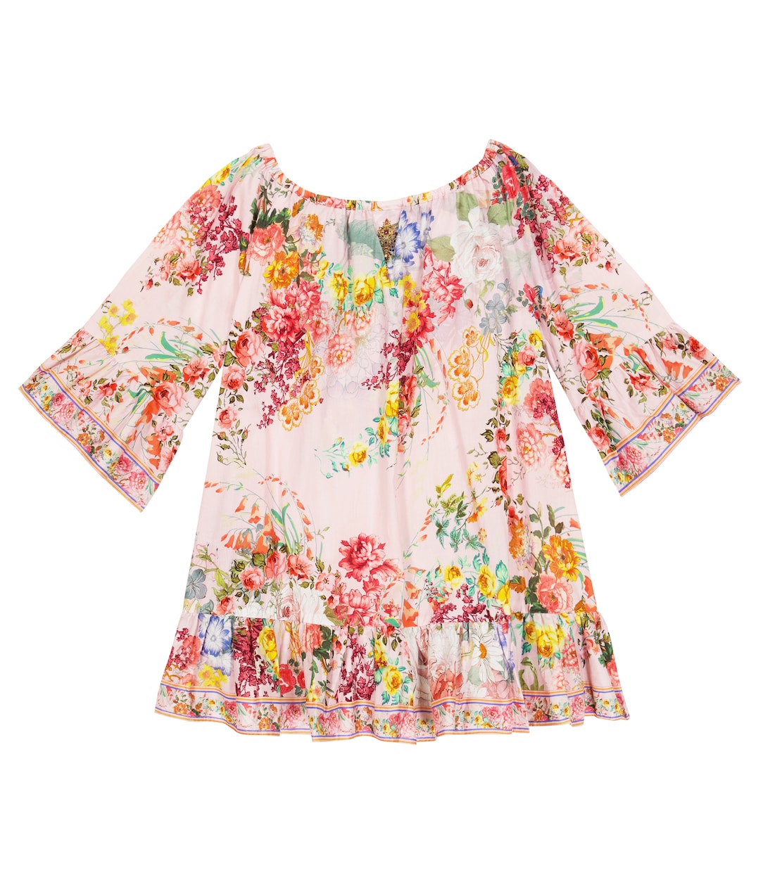 Bedrucktes Kleid aus Baumwolle | Camilla Kids
