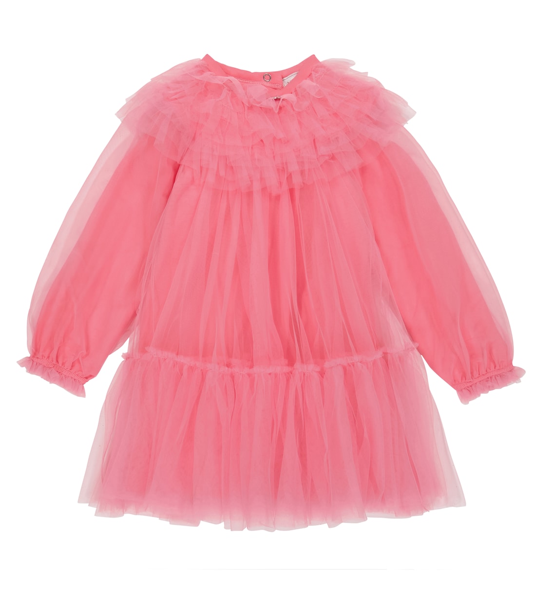 Miniabito in tulle con ruches | Monnalisa