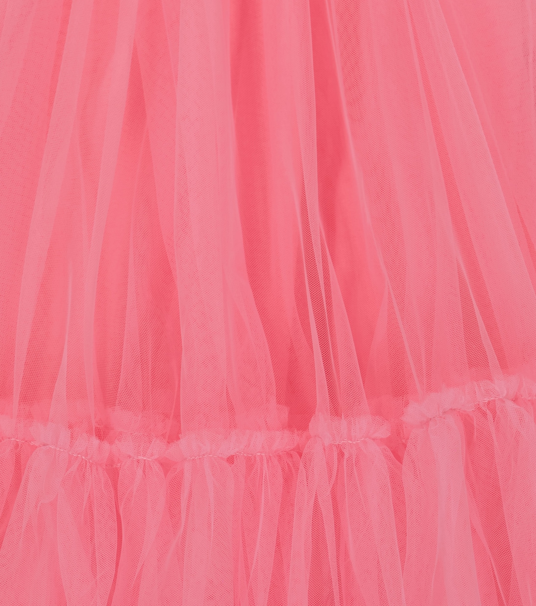 Miniabito in tulle con ruches | Monnalisa