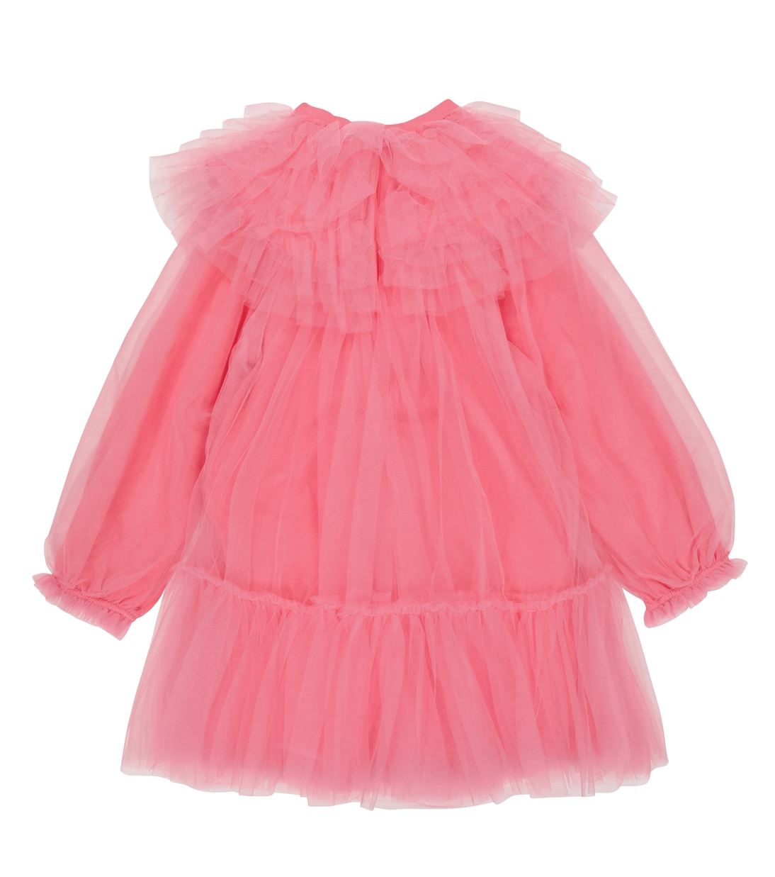 Miniabito in tulle con ruches | Monnalisa
